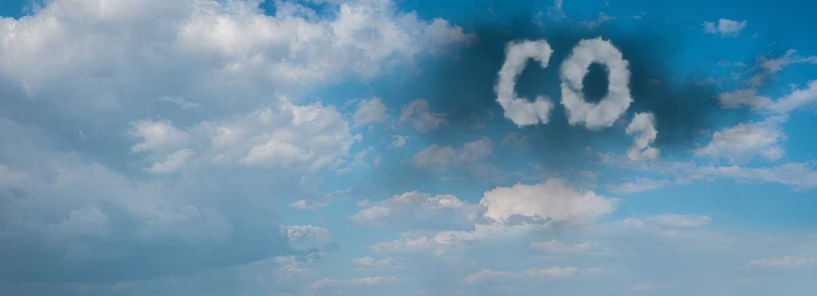 Cloud patterns spell out CO2