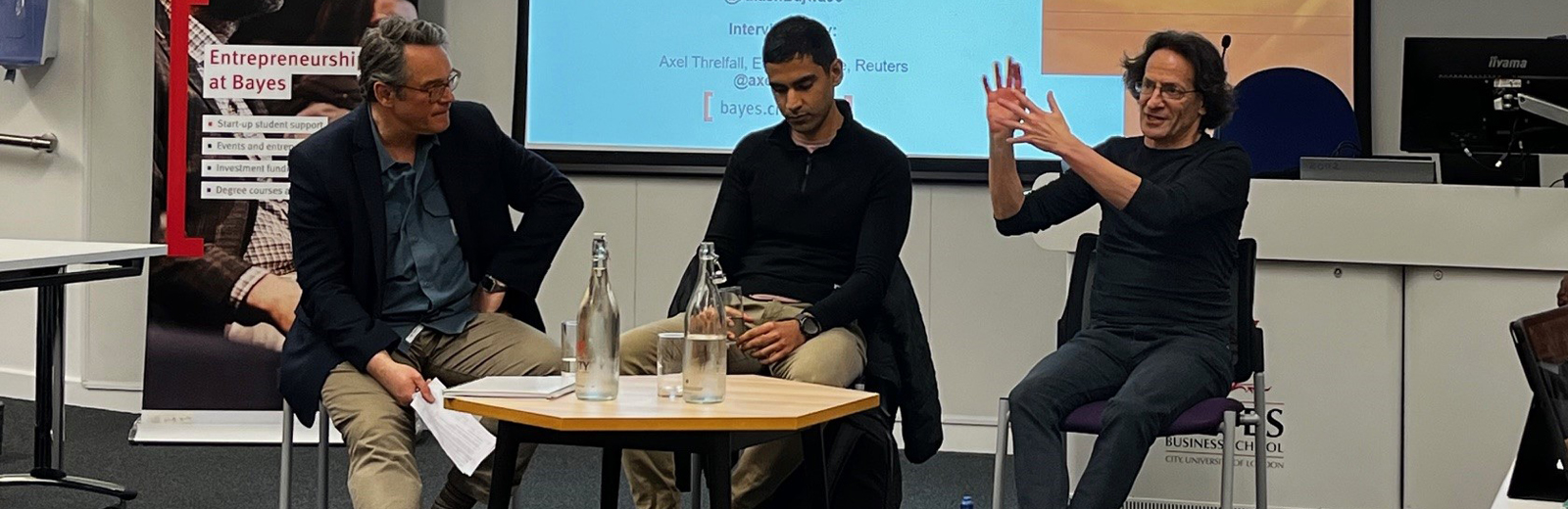 Axel Threlfall, Akash Bajwa and Anthony Rose.