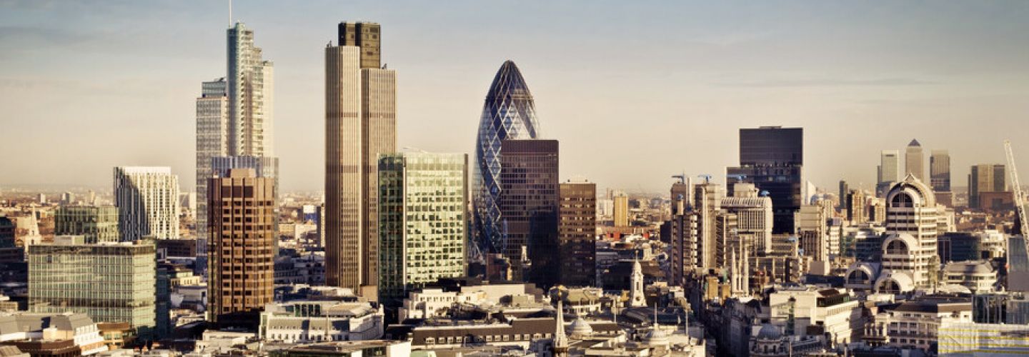 The skyline of London