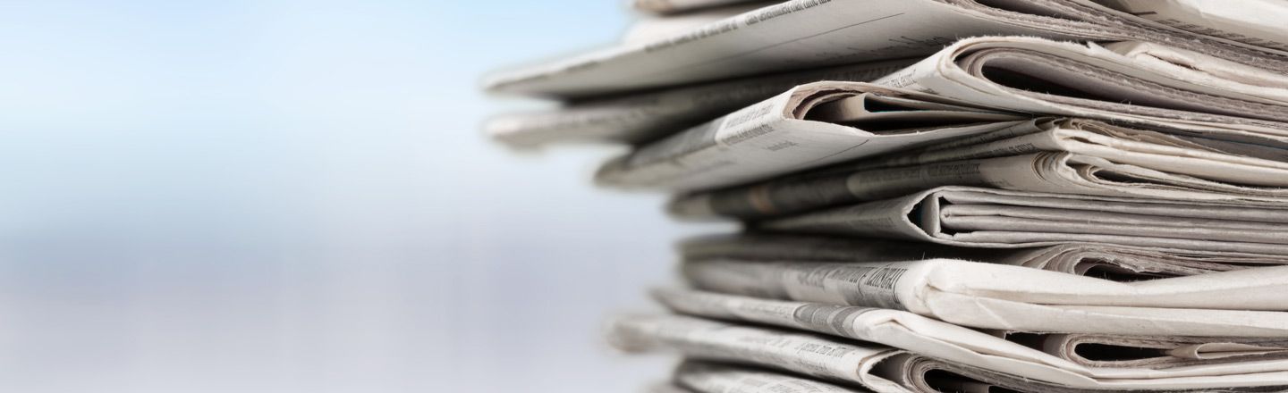 PIle of newspapers