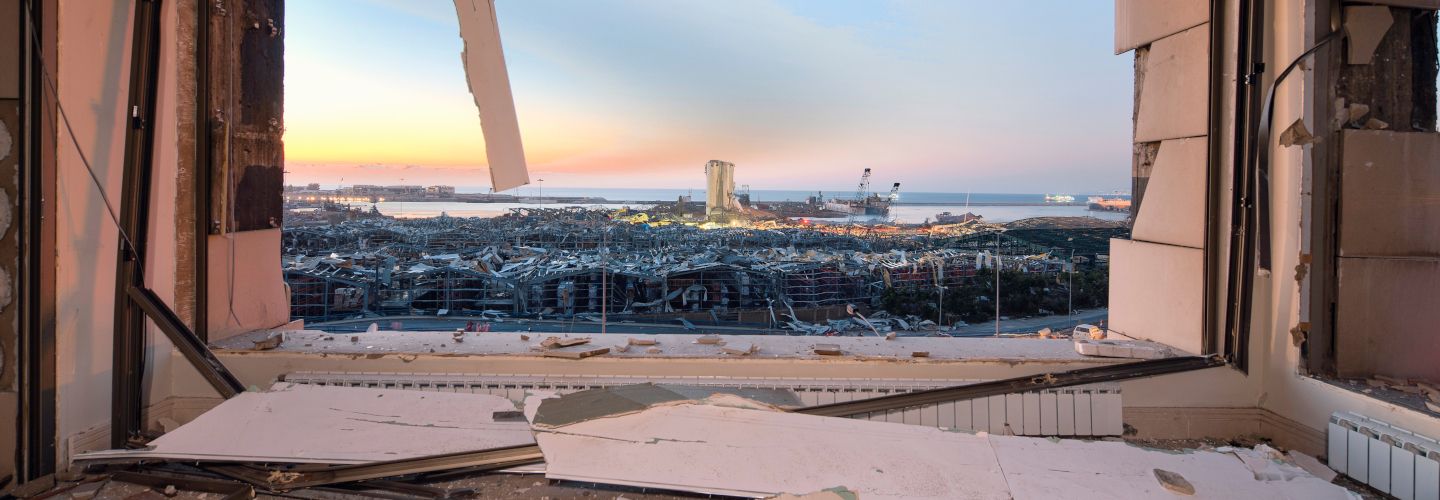 Beirut after bombing 2020