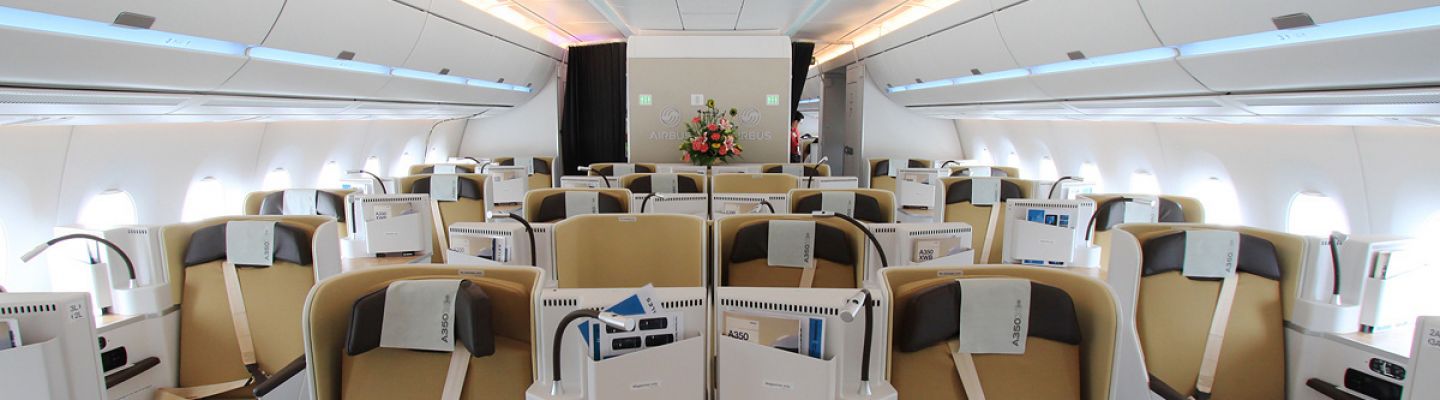 A350 cabin banner