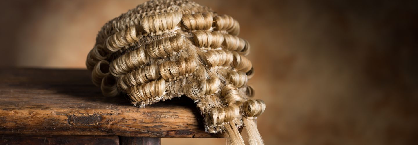 Barristers wig banner