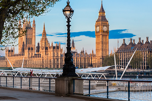 Houses of Parliament from across the river.
