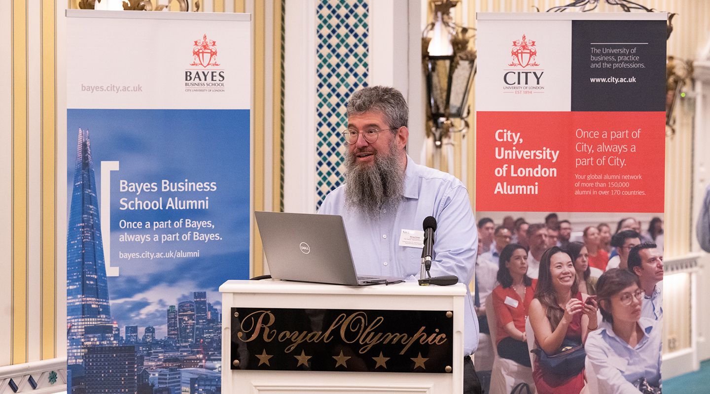 Alumni guest speaker for Greece board