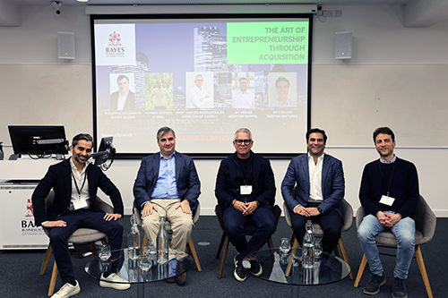 Costas Andriopoulos with panellists