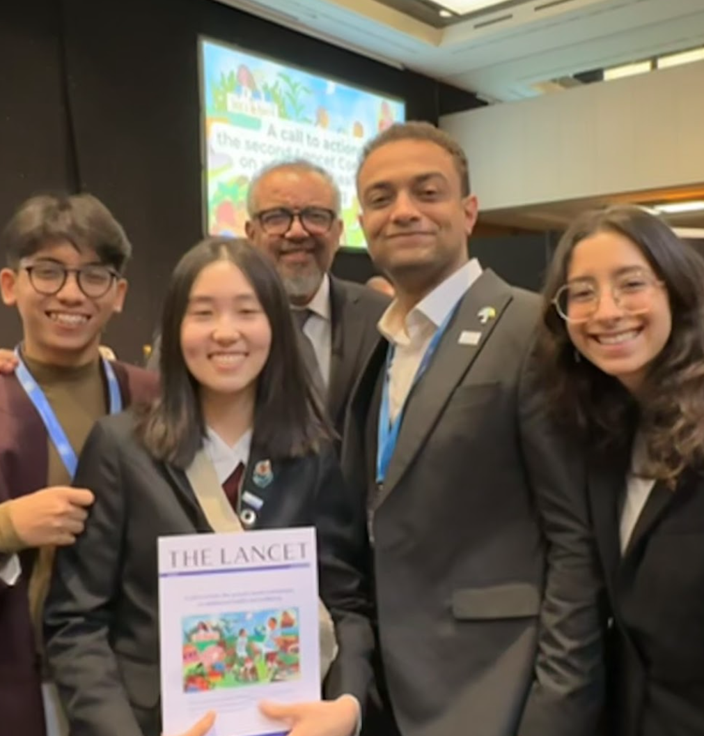 Photo of Carolina Cabal a the UN HQ