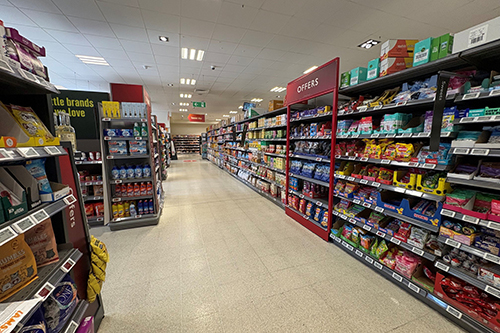Supermarket aisle