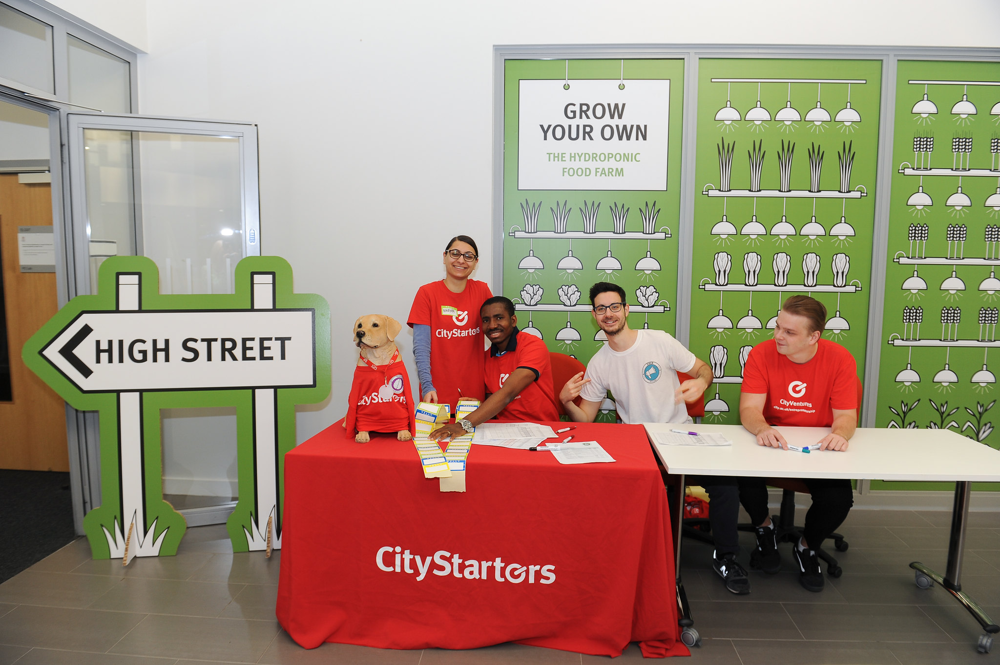 City Starters information table at City Starters weekend.