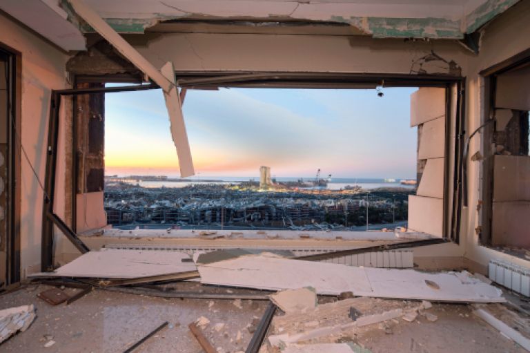 Beirut after bombing 2020
