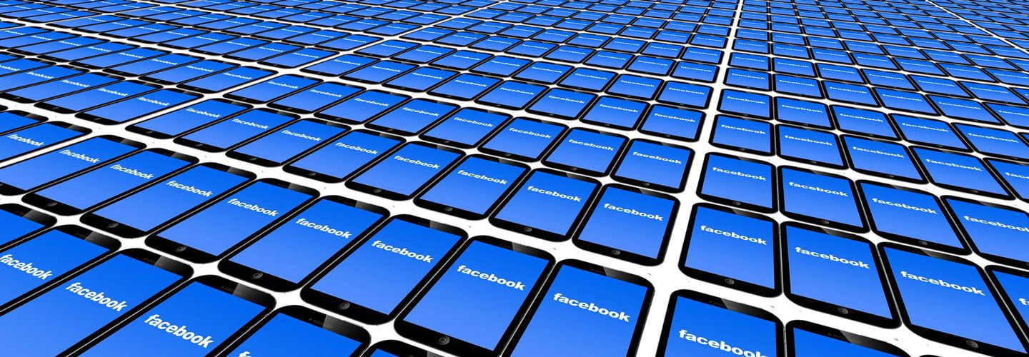 Facebook on multiple phone screens