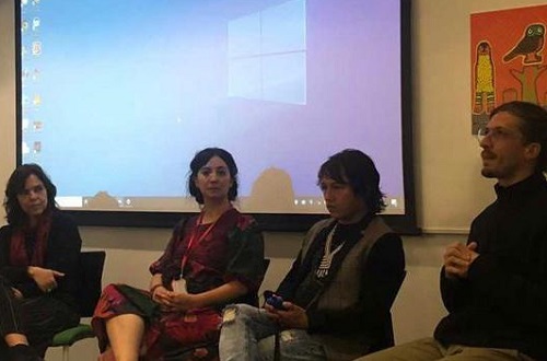 PARI-c collaborators in discussion at panel session