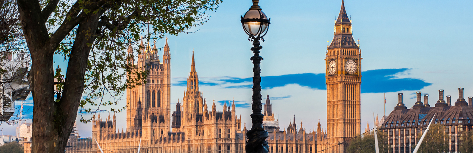 Houses of Parliament from across the river