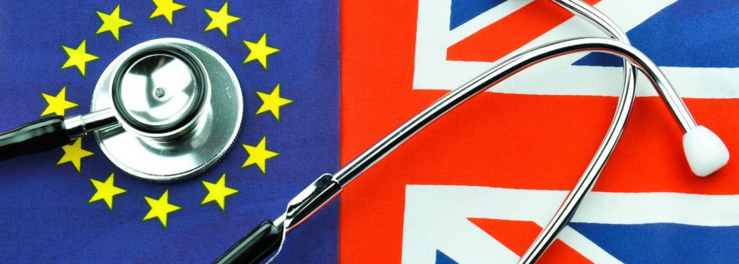 Brexit health banner