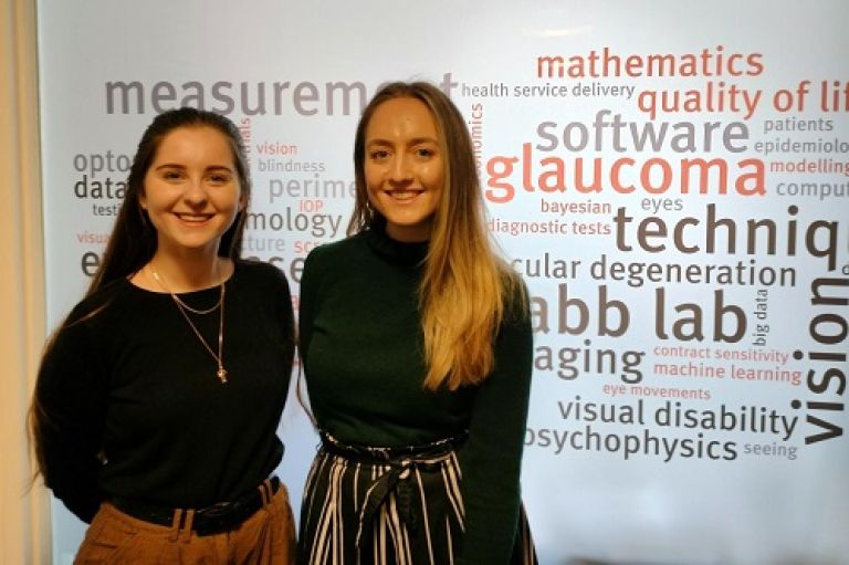 Joise Evans and Dr Bethany Higgins 