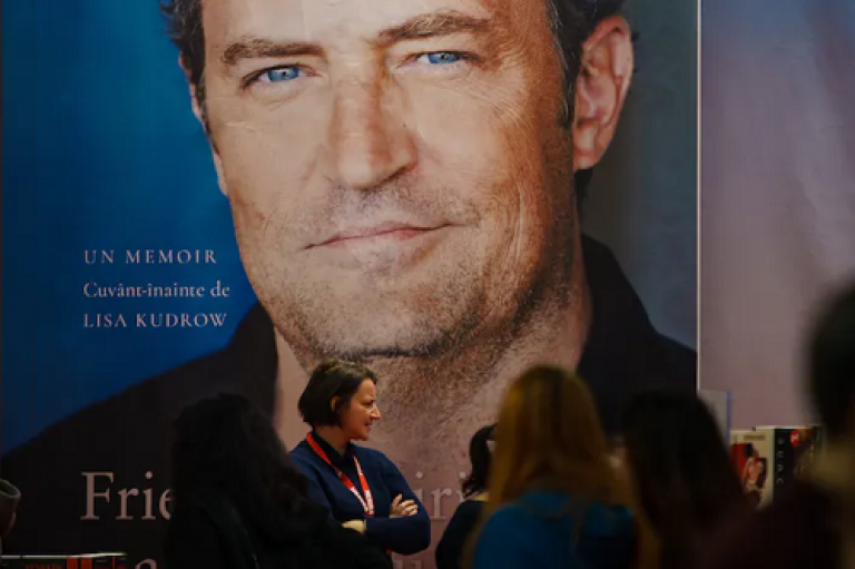 Image of late actor Matthew Perry