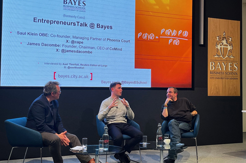 Axel Threlfall, James Dacombe and Saul Klein