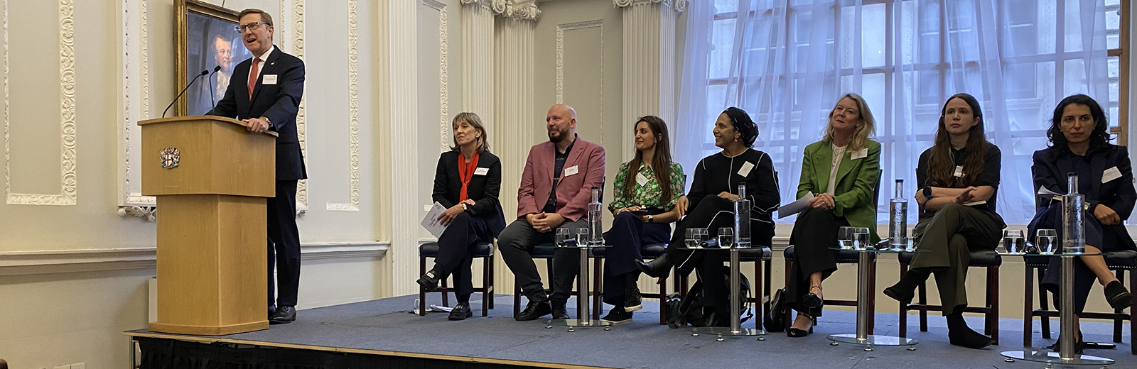 Panel members at Lord Mayor's Coffee Colloquy