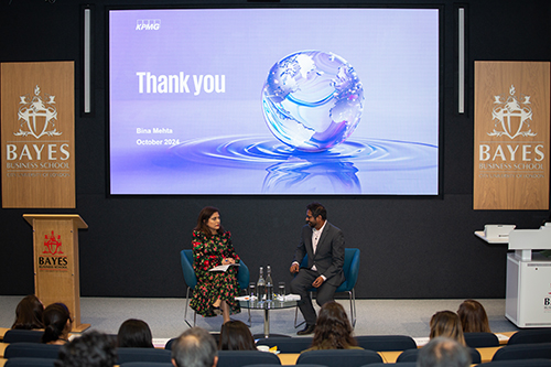 Bina Mehta delivers her inaugural lecture