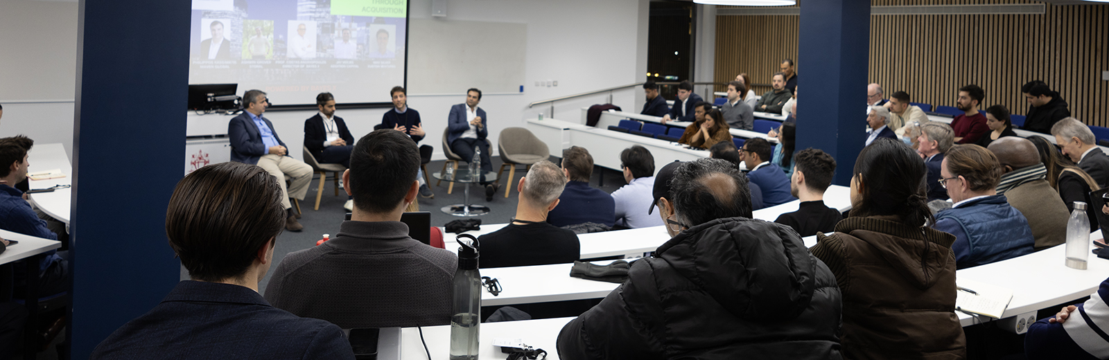 Audience and panel members