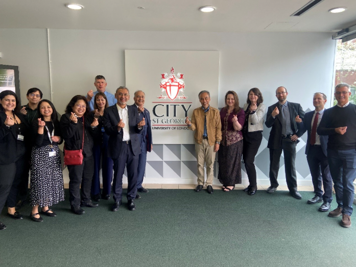 delegation from Malaysia recently visited City St George