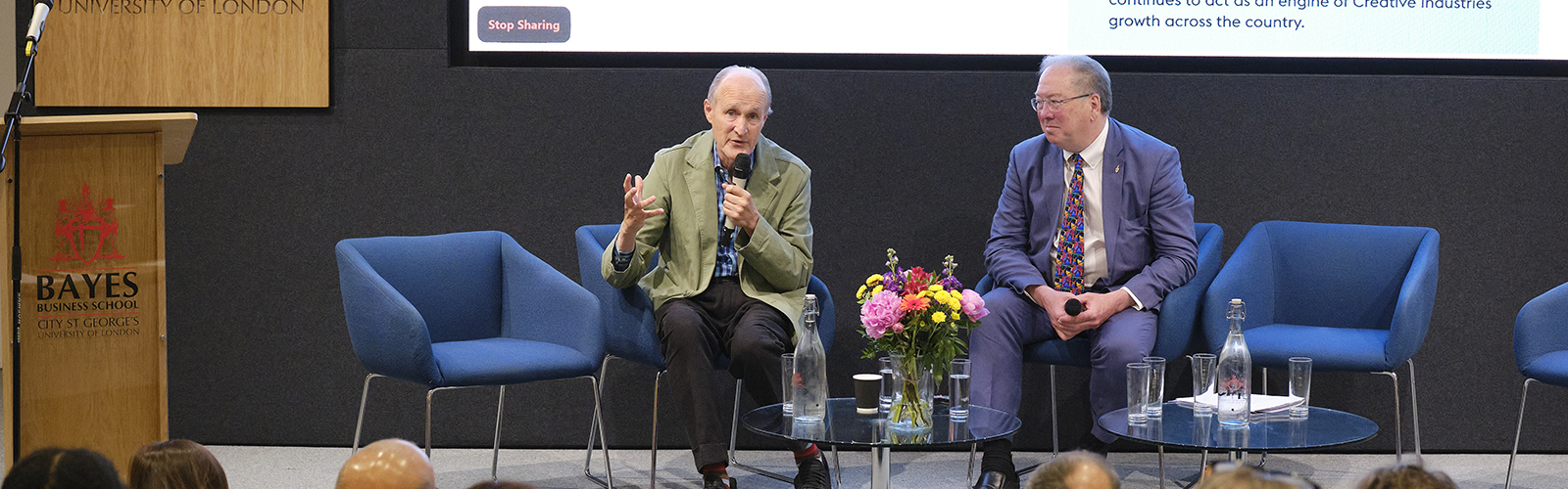 Sir Peter Bazalgette and Michael Mainelli