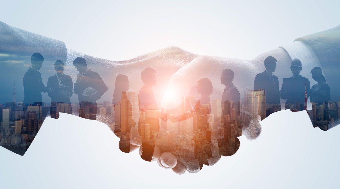 shaking hands business collaboration image