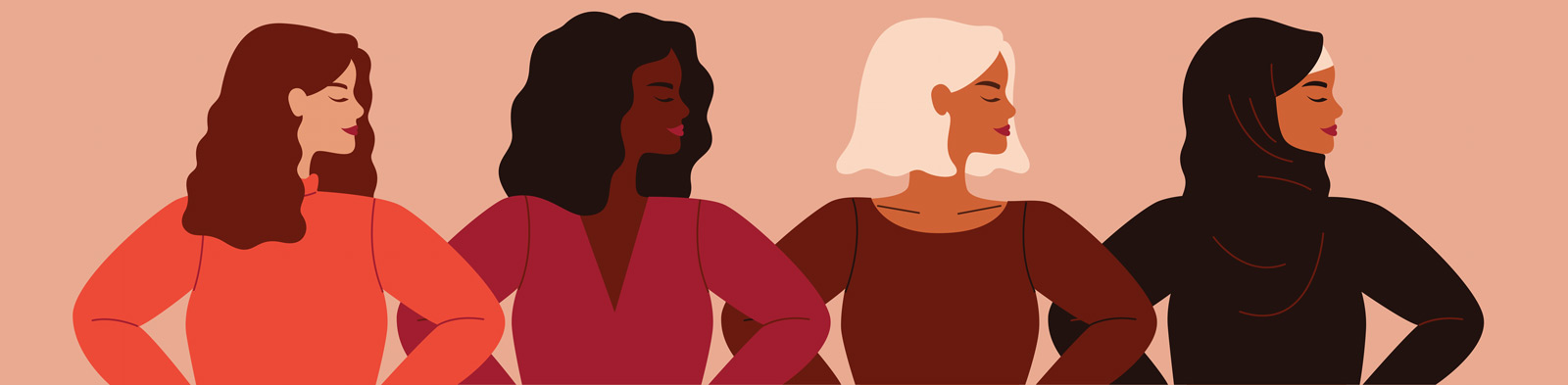 Different women on International Womens Day