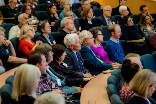 Lord Gus O'Donnell and the audience