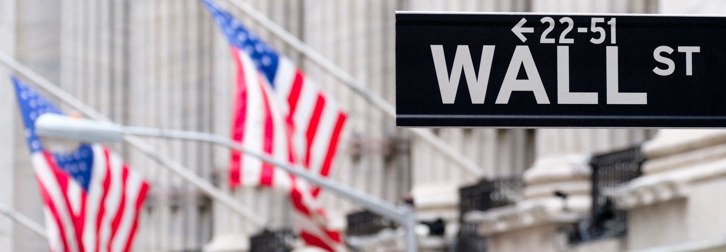 Wall Street sign banner