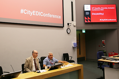 Professor Anthony Finkelstein and Petros Iosfidis
