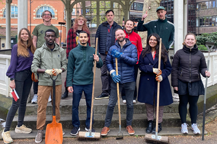 Community gardening project blooms in Northampton Square Gardens