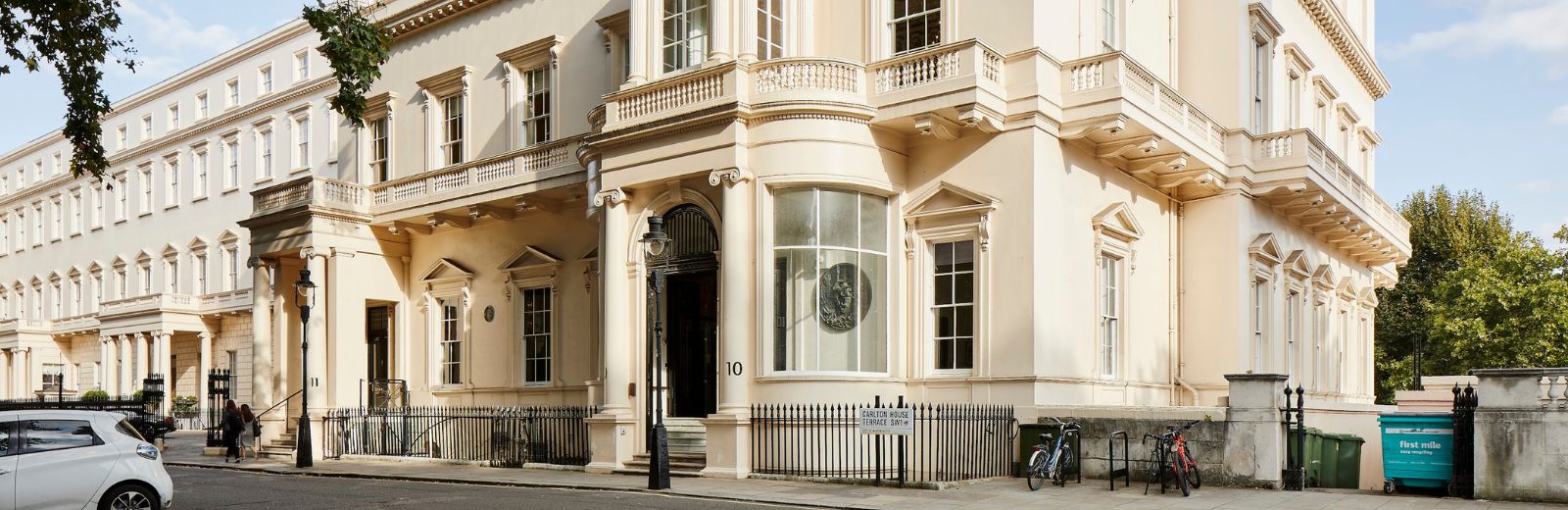 The British Academy exterior, Carlton House Terrace.
