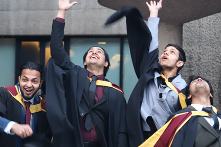 City St George's hosts winter 2025 graduations at the Barbican Centre