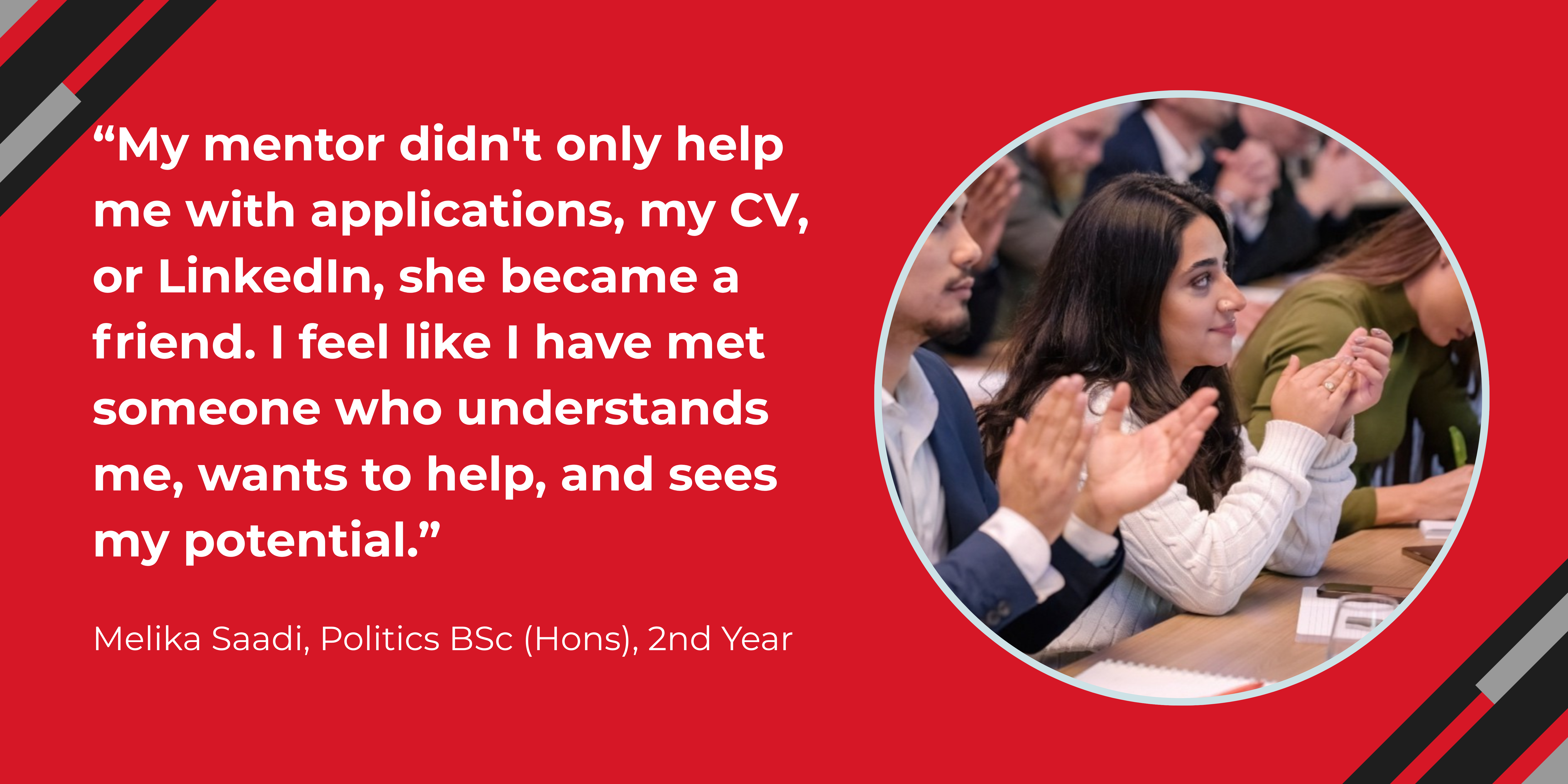 Past Mentee Melika Saadi Testimonial