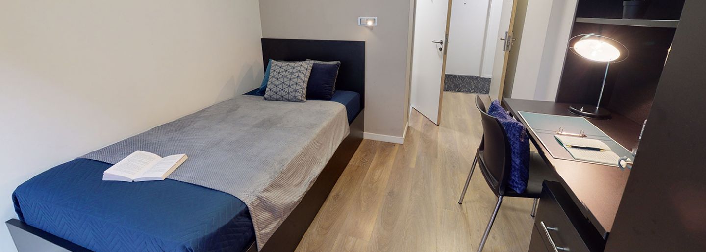Bedroom interior of IQ City halls