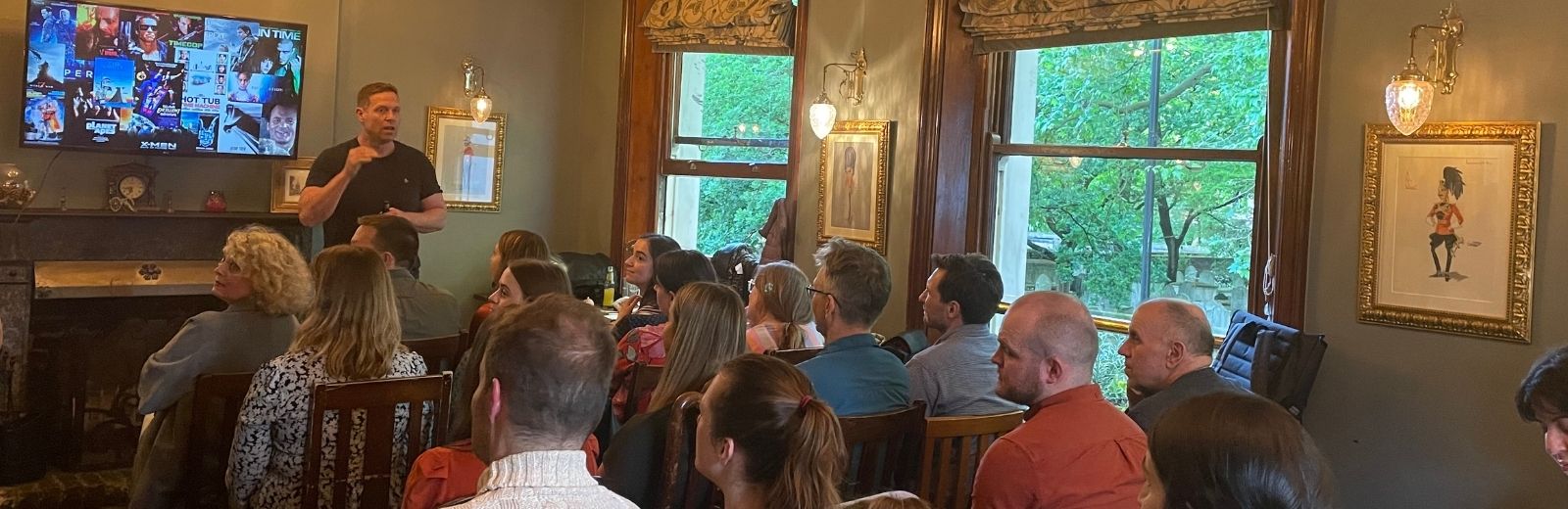 Pint of Science talk at the pub
