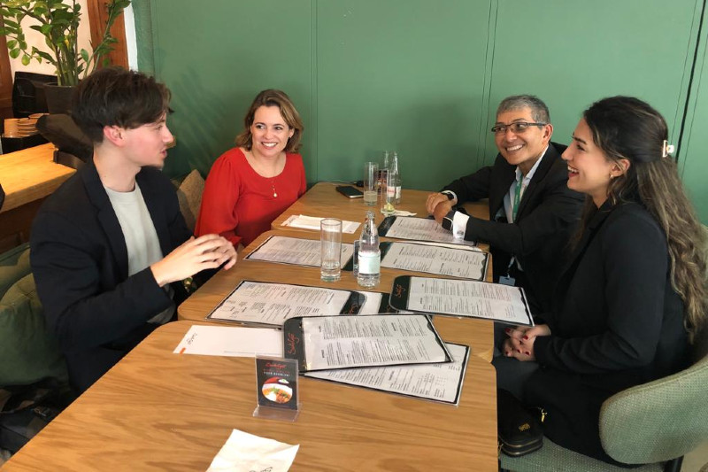 Lunch with City alumni