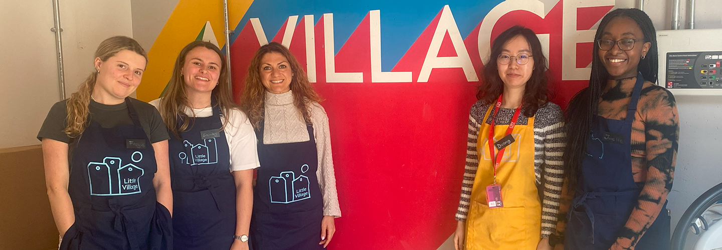 City staff volunteered at Little Village, using one of their two annual volunteering days