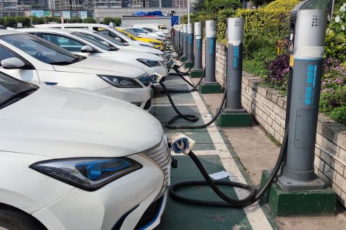 Electrical car charging in electricity power station