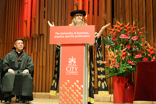 First Lady Mayor of the City of London installed as Rector of City St ...