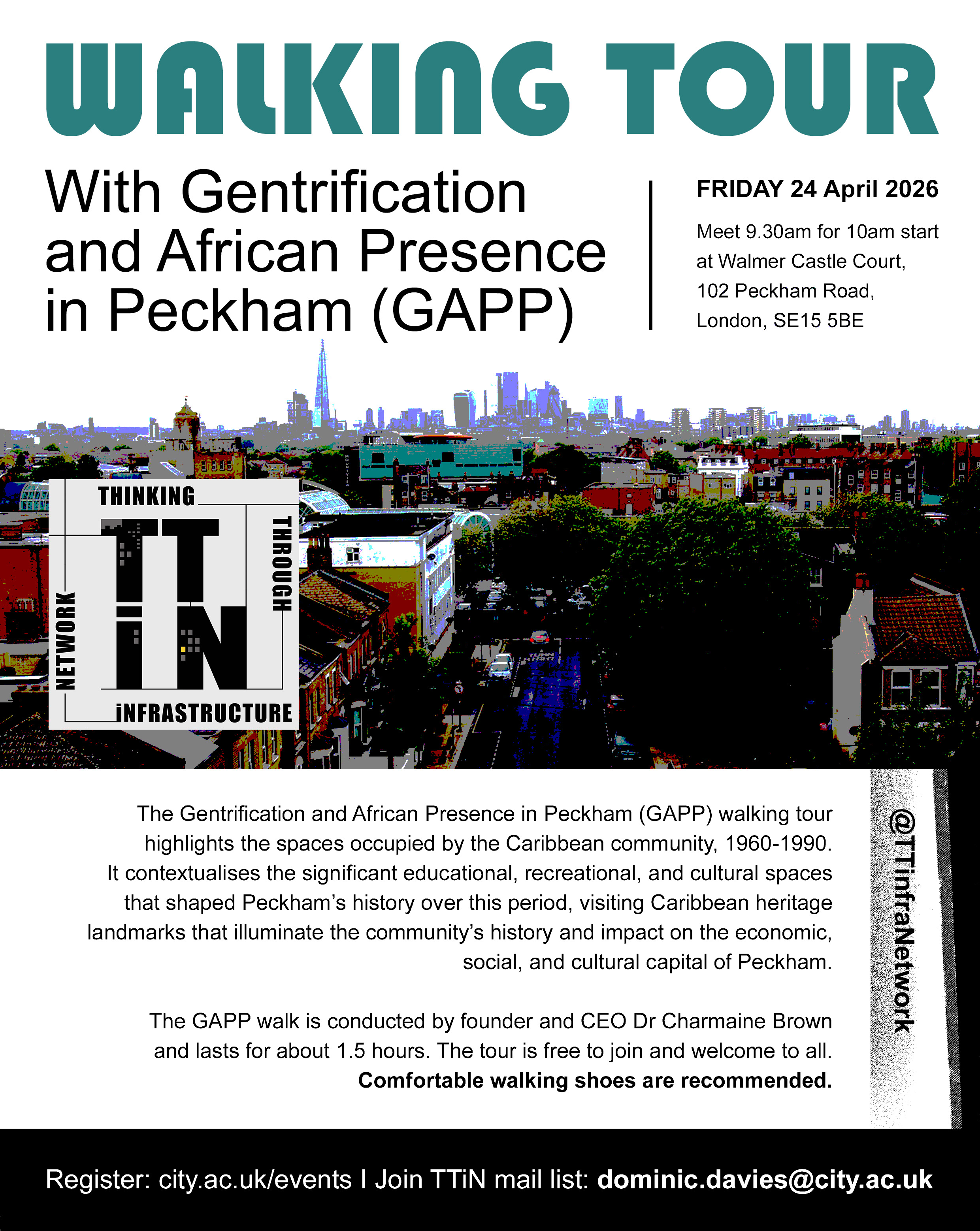 Walking Tour with Gentrification and African Presence in Peckham (GAPP)