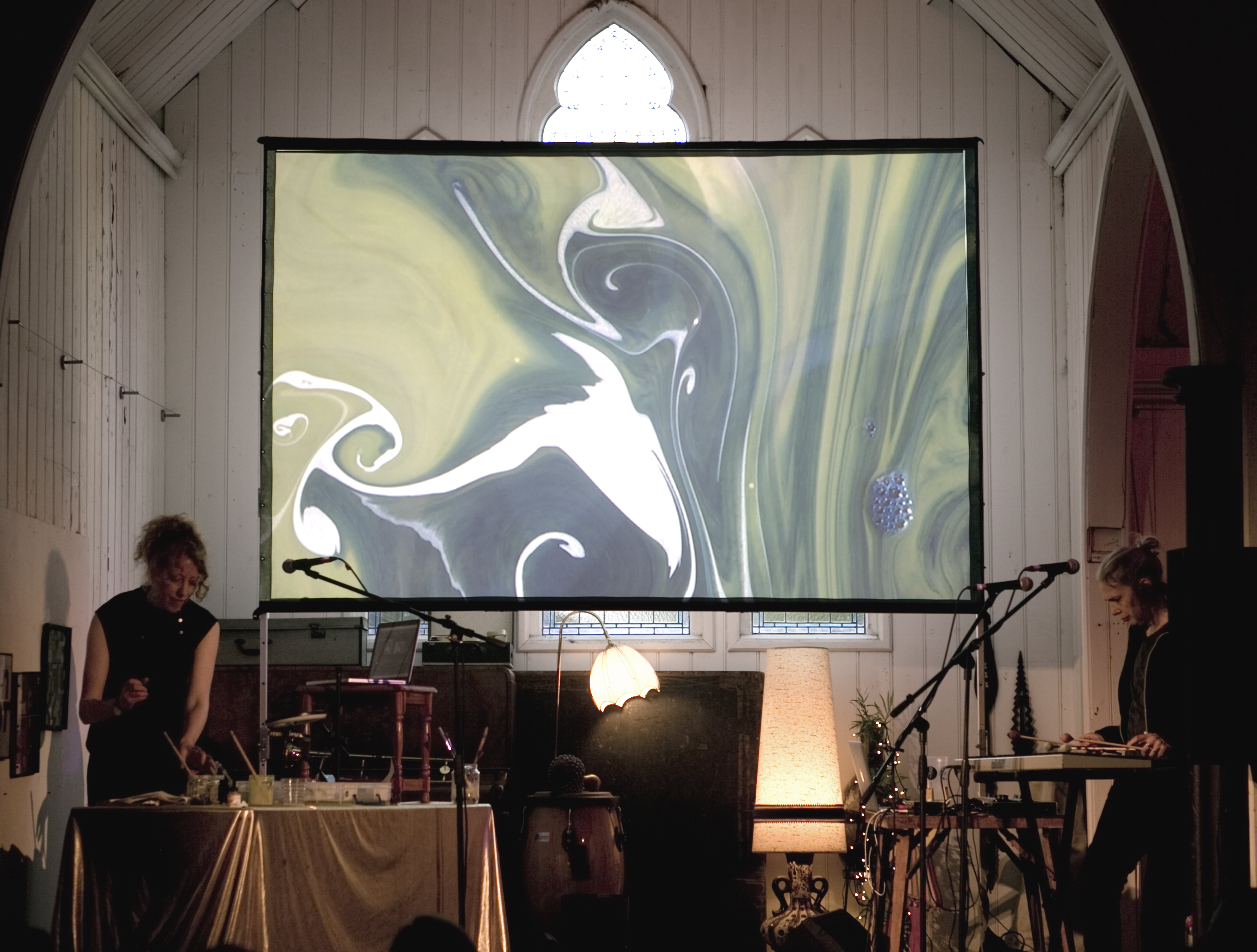 Audio-visual art and core consciousness