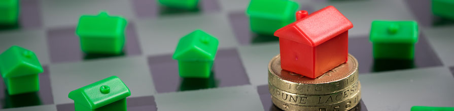 monopoly houses on a chess board