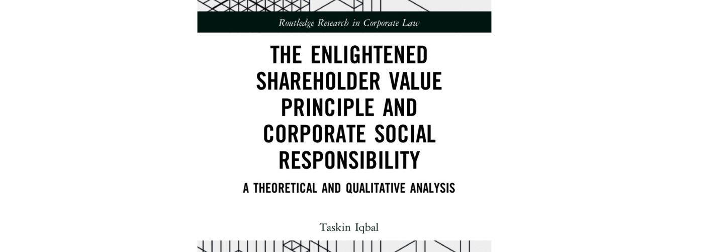  Enlightened Shareholder book cover banner.