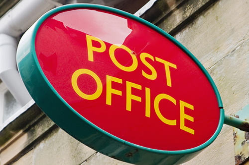 Post Office sign