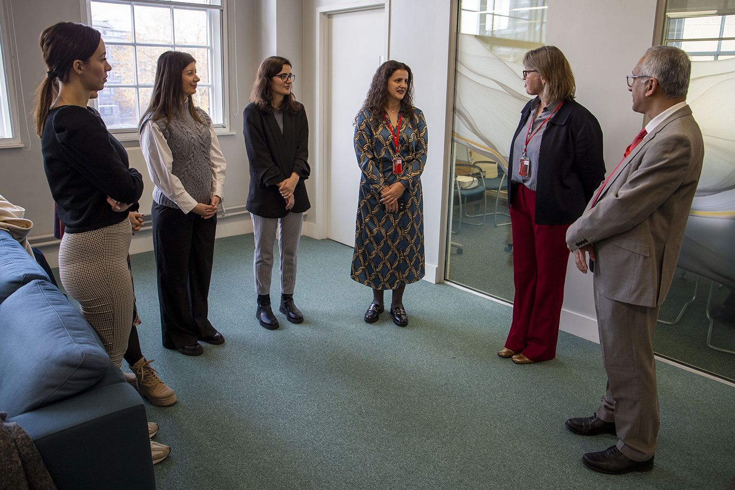 The latest cohort of British Council Women in STEM Scholars with Tatyana Micic and Raj Roy