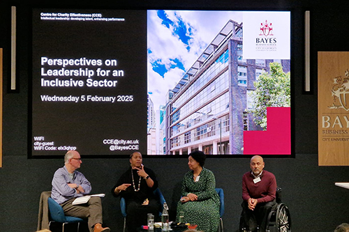 Panellists at Perspectives on Leadership event