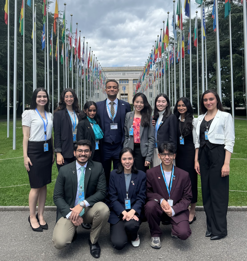 Photo of Carolina Cabal a the UN HQ