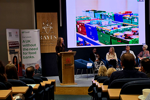 Heather Buckingham delivering her keynote.